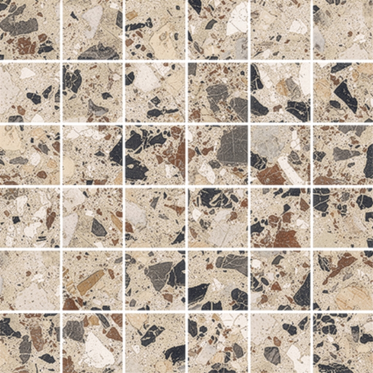 MILZETTI - 2X2/12X12 PEBBLE, LINEN, POLISHED